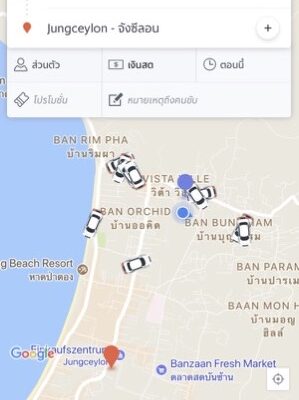Taxipreise Grab Phuket